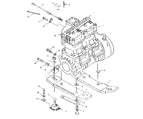 ENGINE MOUNTING - W035101CA/W035101IA (4981048104B06)