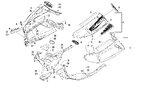 SKID PLATE AND SIDE PANEL ASSEMBLY [93031]
