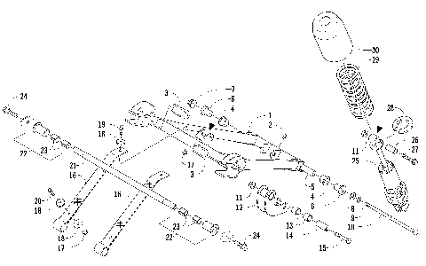 REAR SUSPENSION FRONT ARM ASSEMBLY [86617]