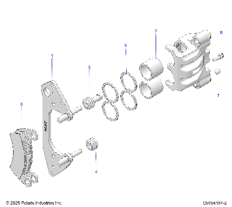 BRAKES, FRONT CALIPER
