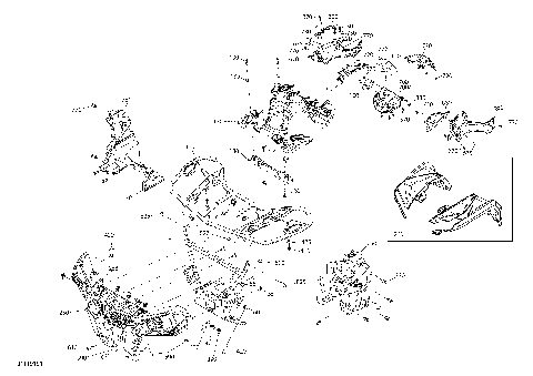 09- Body And Accessories 6X6 - 450 EFI - Squadron Green  -  Front