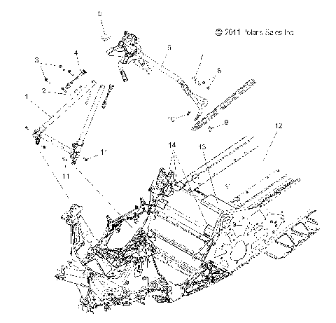 CHASSIS, CHASSIS ASM. and OVER STRUCTURE - S12CM8GSA/GSL/GEA (49SNOWCHASSISFRT212800RMK)