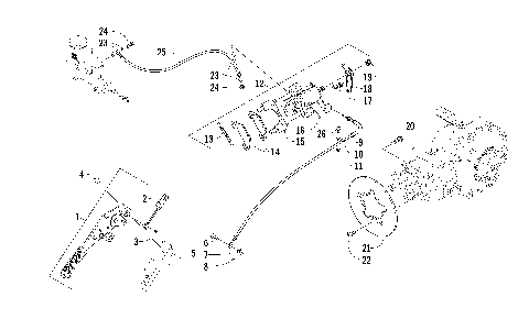REAR AND PARKING BRAKE ASSEMBLY [92476]