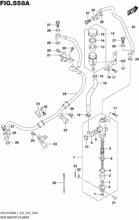 REAR MASTER CYLINDER