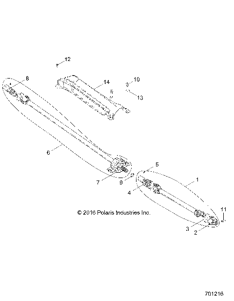 DRIVE TRAIN, PROP SHAFT - Z18VFE99NK (701216)
