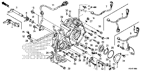 REAR CRANKCASE COVER