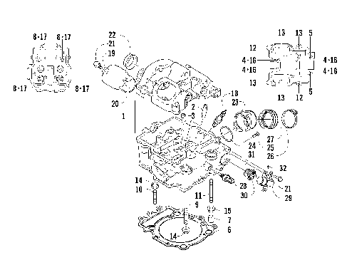 CYLINDER HEAD ASSEMBLY [88748]