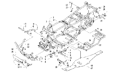 FRAME AND RELATED PARTS [97393]