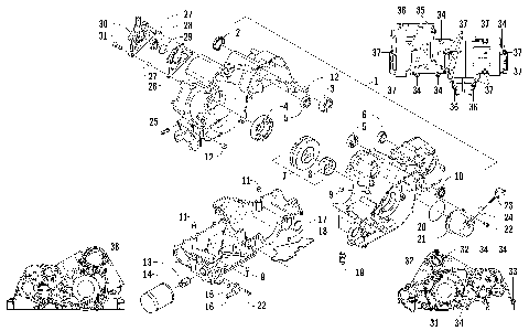 CRANKCASE ASSEMBLY [95947]