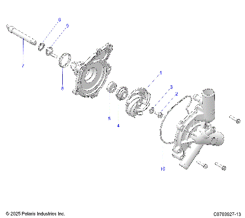 ENGINE, WATERPUMP ASSEMBLY