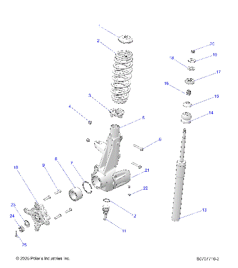 SUSPENSION, FRONT SHOCK & SPRING