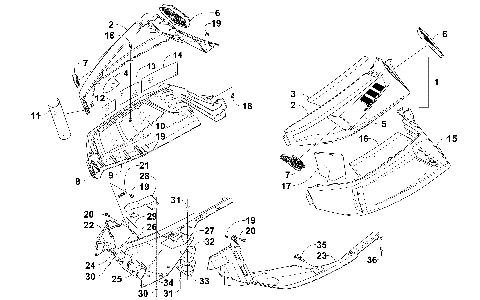 SKID PLATE AND SIDE PANEL ASSEMBLY [101668]