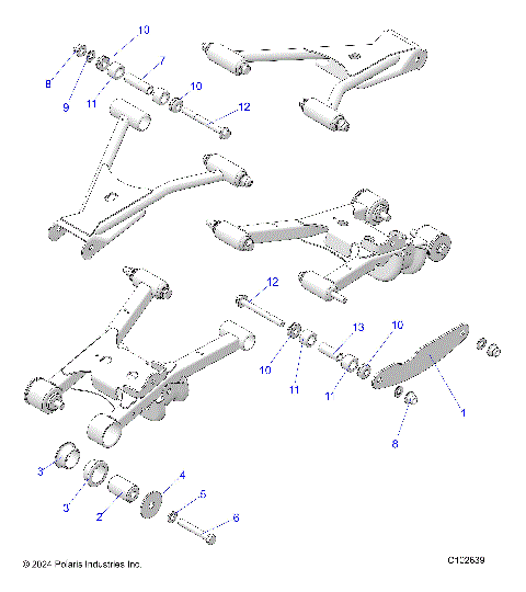 SUSPENSION, REAR CONTROL ARM MOUNTING - A25SKE57C1/CK/E1/EK (C102639)
