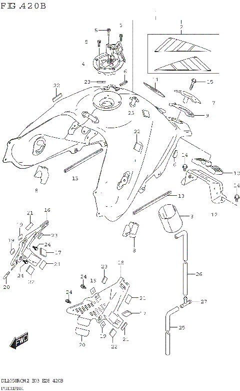 FUEL TANK (DL1050RC)