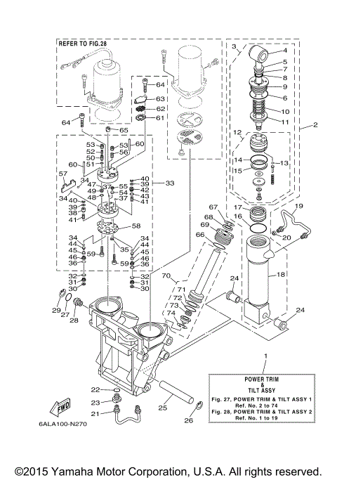 POWER TRIM TILT ASSY 1