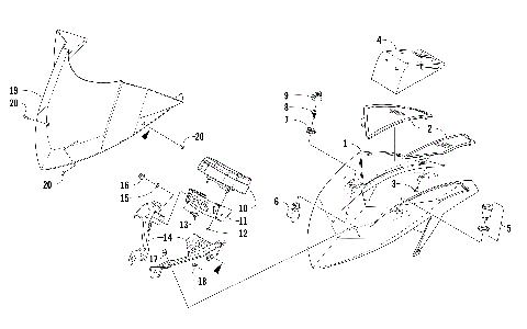 WINDSHIELD AND INSTRUMENTS ASSEMBLIES [98739]