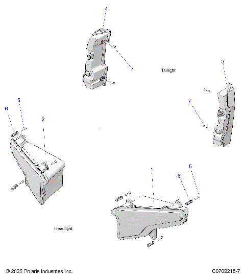 ELECTRICAL, HEADLIGHTS AND TAILLIGHTS