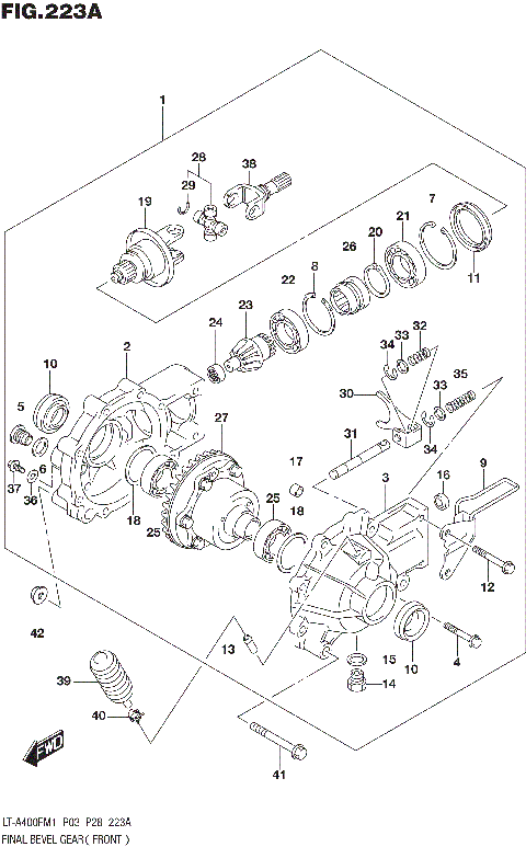 FINAL BEVEL GEAR (FRONT)