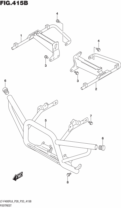 FOOTREST (LT-F400FL6 P33)