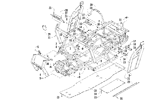 FRAME AND RELATED PARTS [90675]