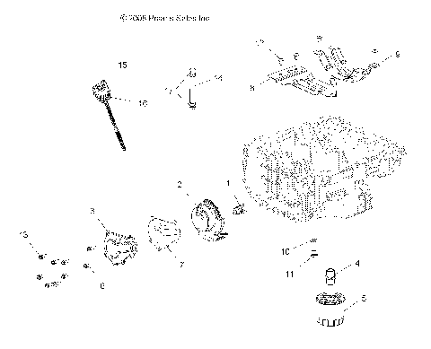 ENGINE, OIL SYSTEM - A15SVA85HD (49ATVOIL09SPXP850)