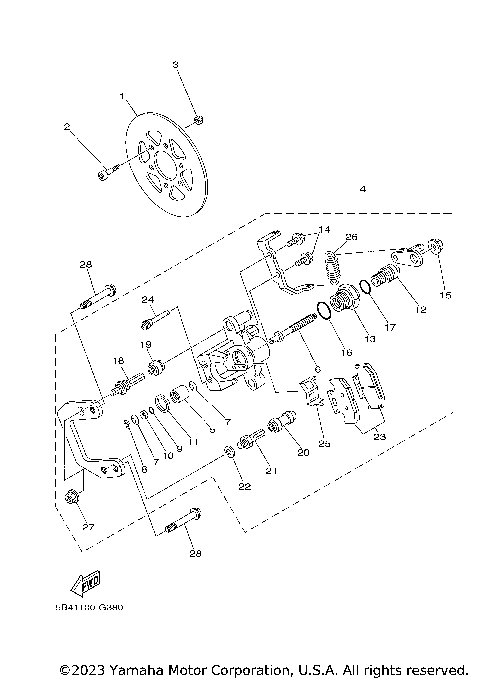 REAR BRAKE CALIPER 2