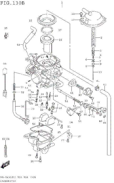 CARBURETOR (DR-Z400SL5 E28)