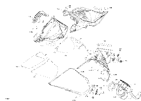 09- Body - Hood Section - Lateral Panel - Deep Black