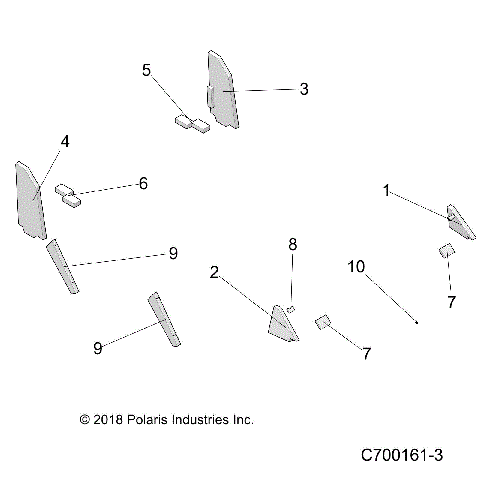 BODY, SEALING FOAM - R21RSU99A9/AC/AP/AW/B9/BC/BP/BW (C700161-3)