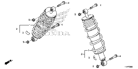 REAR SHOCK ABSORBER (1)