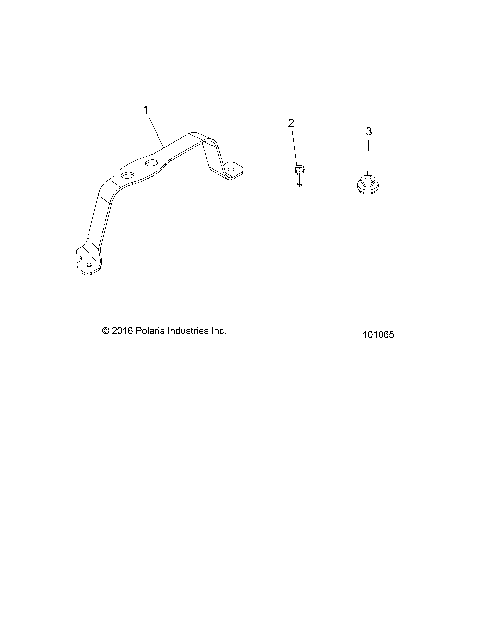 ENGINE, AIR INTAKE SYSTEM SUPPORT BRACKET - A20SDE57K5 [101065]