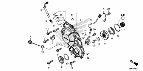 RIGHT CRANKCASE COVER
