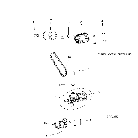 ENGINE, OIL PUMP and OIL COOLER - A18DCE87BB (100655)