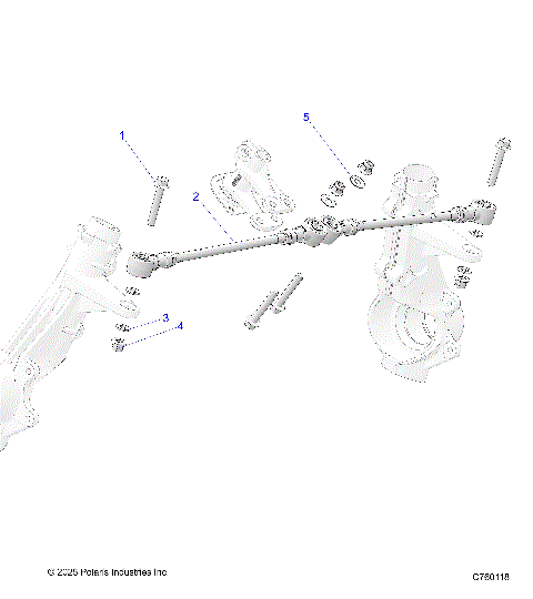 STEERING, TIE RODS - A26SED57C1 (C760118)