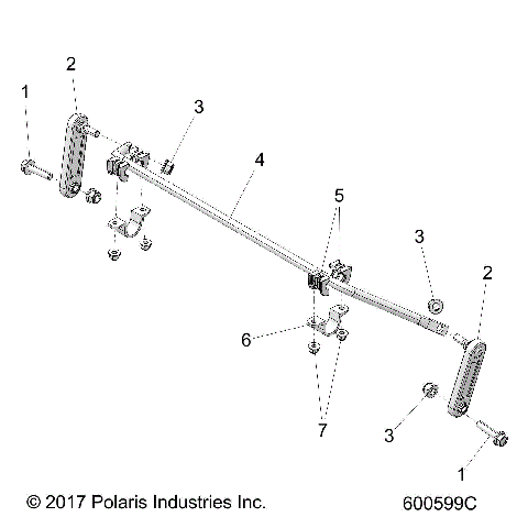 SUSPENSION, SWAY BAR - S21DDL8RS ALL OPTIONS (600599C)