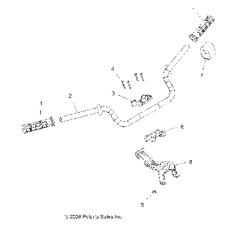 STEERING, HANDLEBAR and CONTROLS - A09ZX85FS/CFS (49ATVHANDLEBAR09SPXP850I)