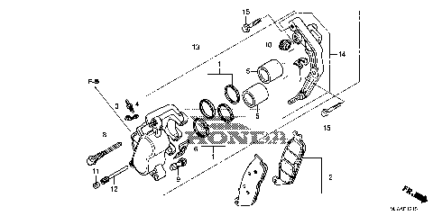 FRONT BRAKE CALIPER (1)