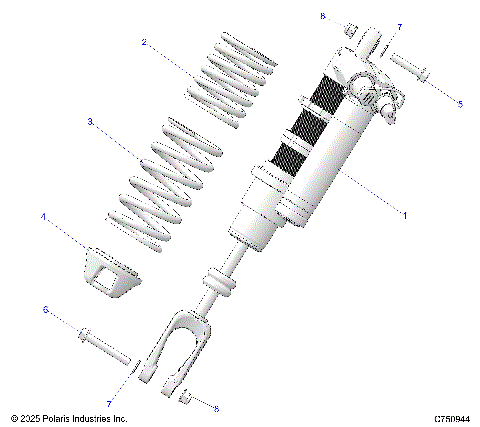 SUSPENSION, FRONT SHOCK MOUNTING - Z26R4K2KAC/BC/AR/BR/AJ/BJ/AV/BV (C750944)