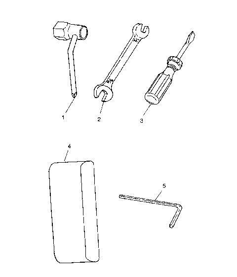 TOOL KIT ASSEMBLY SL 750 B944070 (4927012701022A)