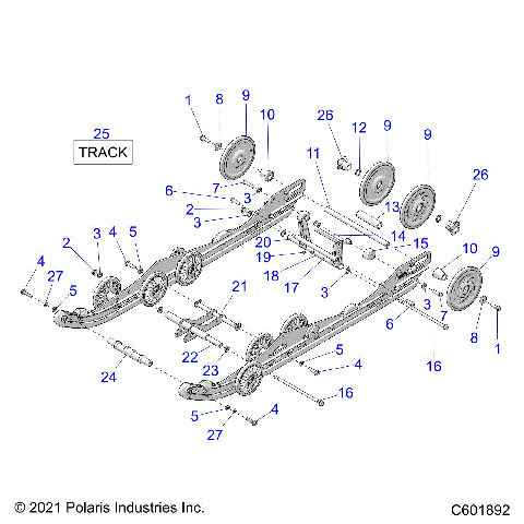 SUSPENSION, REAR - S23TDL6KSA (C601892)