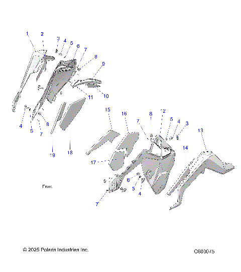 BODY, SIDE PANELS AND TRIM - S26TFT6REL (C602646)