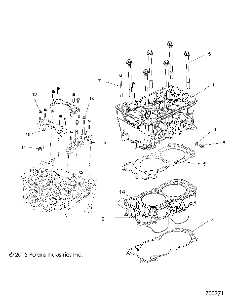 ENGINE, CYLINDER and HEAD - R16RT_87 ALL OPTIONS (700371)
