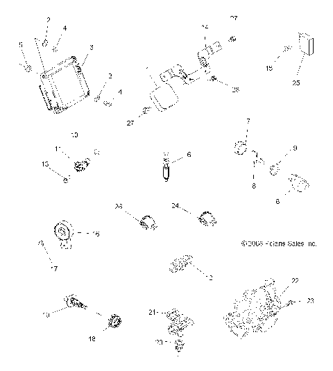 ELECTRICAL, SWITCHES and SENSORS and ECM - A09TN50EA (49ATVELECT09SPX2500QD)