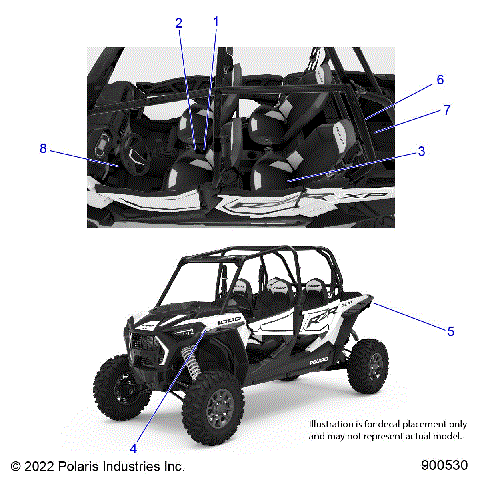 BODY, DECALS - Z23N4E99A/99B (900530)