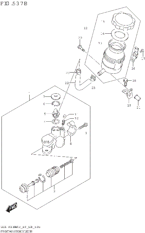 FRONT MASTER CYLINDER