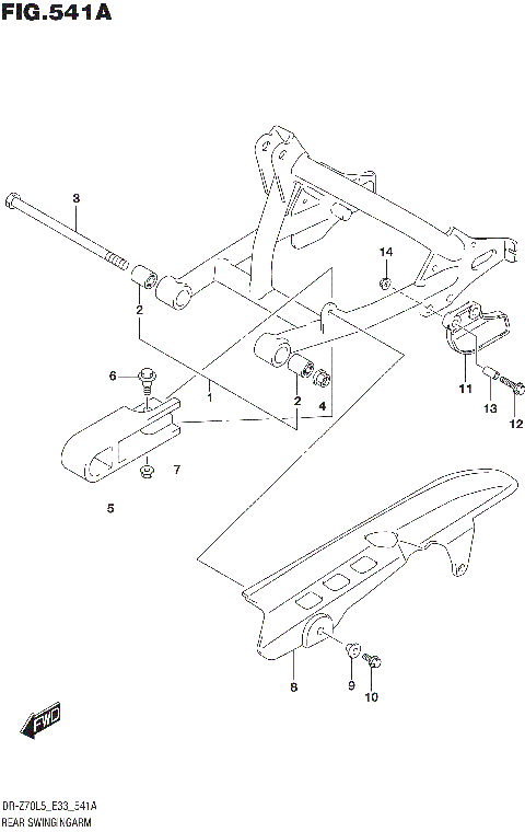 REAR SWINGINGARM