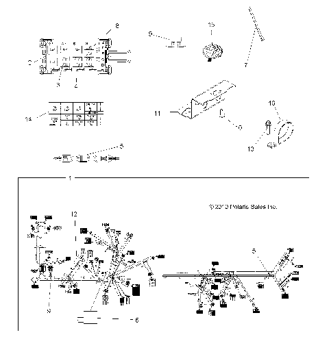 ELECTRICAL, HARNESS - A11ZX55FF (49ATVHARNESS11SPEPS550I)