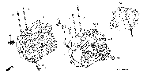 CRANKCASE (CRF100F)