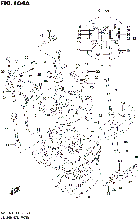 CYLINDER HEAD (FRONT)