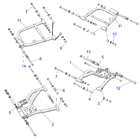 SUSPENSION, REAR CONTROL ARMS - R21RRB99AZ/BZ (C700917)